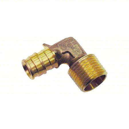 Elbow, Brass, Barbed 1/2 in, MNPT 1/2 in