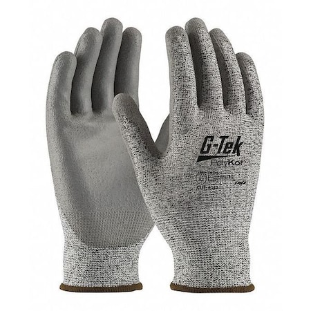 Cut-Resistant Coated Gloves, Cut Level A2 ,Dipped ,Polyurethane ,Smooth ,XS 12 PK