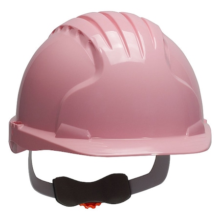Hard Hat, JSP, HDPE, 6 Point Ratchet, Type 1, Class E, Pink
