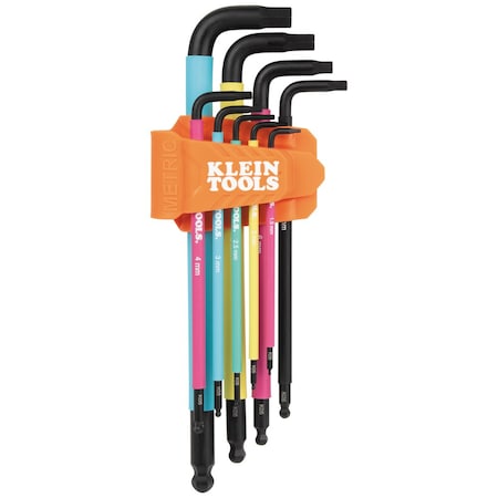 Metric Hex Key Set, 9 Piece