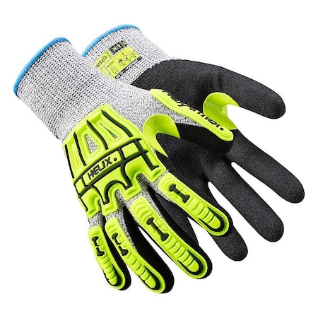 Knit Gloves, Cut Level A4 ,Polyurethane ,Textured ,L 1 PR