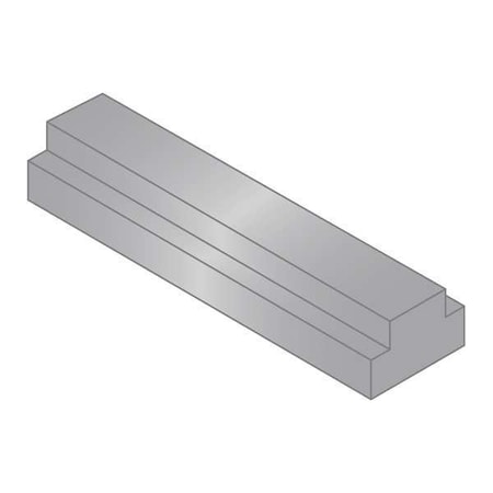Step Key Stock 2, 1/4 in Top W, 1/8 in Top Step H, 3/8 in Bottom W, 1/8 in Lower Step H