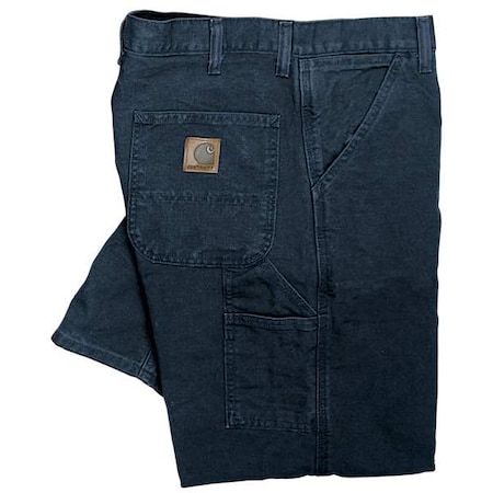 Men's Work Dungaree, 33 in, Midnight Blue, Cotton