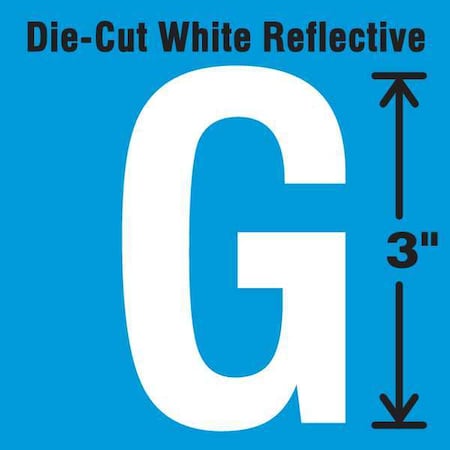 LetterLabel,Vinyl,3inH,1-3/4inW,PK5