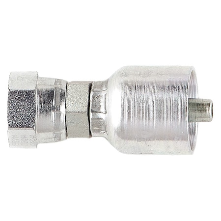 Crimp Fitting,3/8" I.D.,3/8",F,NPSM