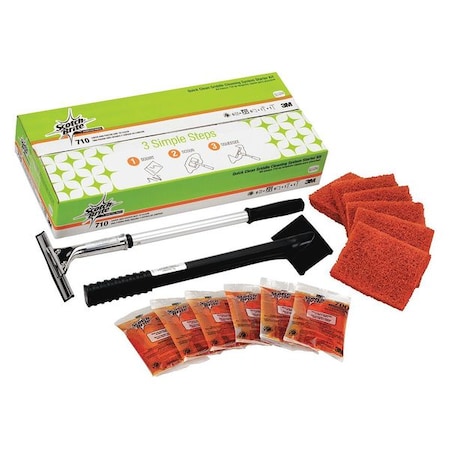 Cleaning Kit,Orange,Used On Griddle