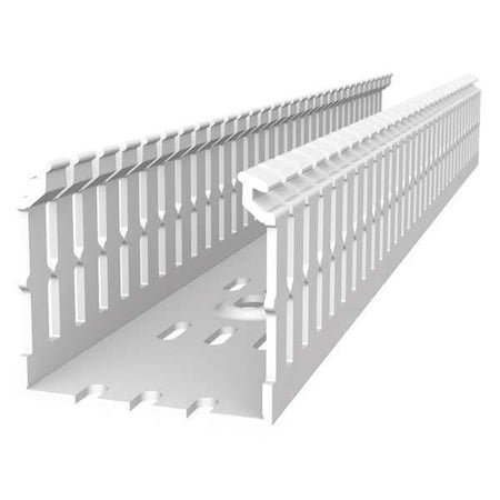 Wiring Duct,Narrow Slot Wall,Wht,6 ft. L