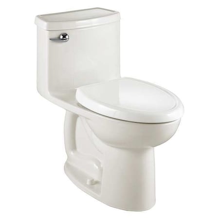 Tank Toilet, 1.28 gpf, Gravity Fed, Floor Mount, Elongated, White
