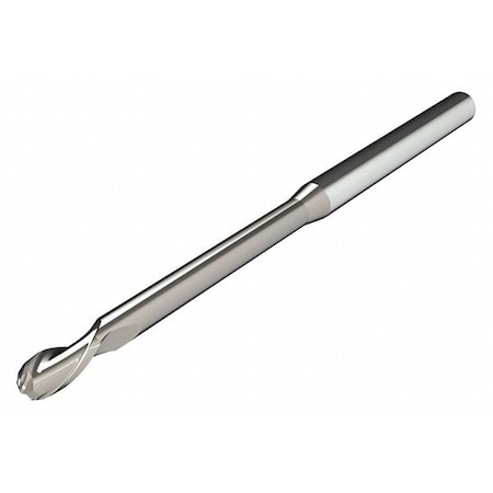 Ball End Mill,nACRo,2" L,Carbide