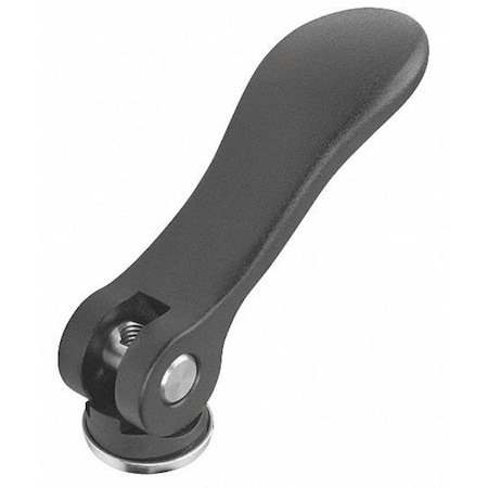 Cam lever, aluminum, 5/16-18 internal thread, 96 mm long.