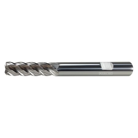 Corner Radius End Mill,Uncoated,3" L
