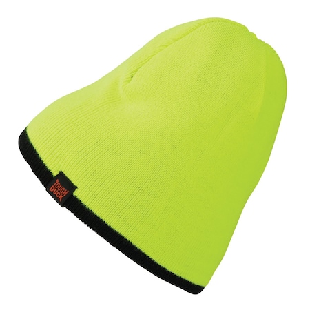 Beanie Cap,Fluorescent Green,Universal