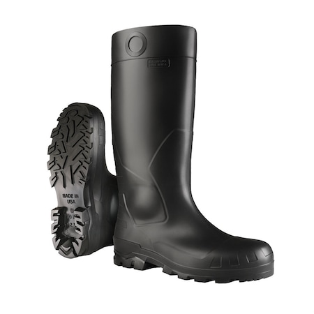 Rubber Boot, 4D, Knee, Black, PR
