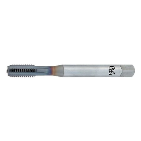 Straight Flute Hand Tap, M6-1.00, Modified Bottoming, 4 Flutes, Metric Coarse