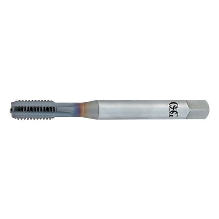 Straight Flute Hand Tap, M8-1.25, Bottoming, 4 Flutes, Metric Coarse