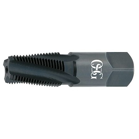 Pipe Tap, 3/8"-18, Taper, 4 Flutes, NPT