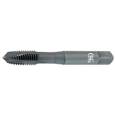 Spiral Point Tap, M6-1, Plug, Metric Coarse, 3 Flutes, TiCN