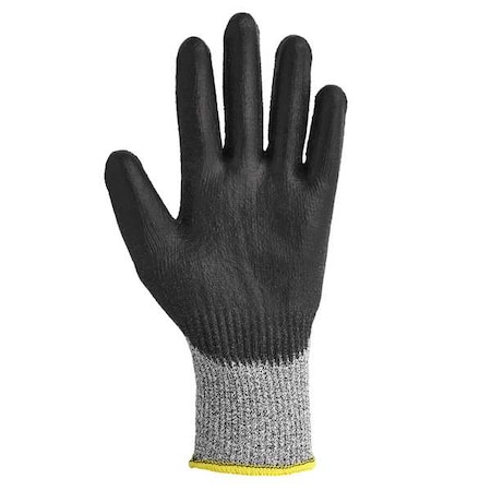 Knit Gloves, Cut Level A4 ,Dipped ,Polyurethane ,Smooth ,XS 1 PR