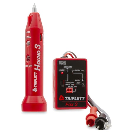 Circuit Tracer Kit, 0 to 120V AC, Case