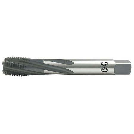 Spiral Flute Tap, 1-1/8"-7, Modified Bottoming, UNC, 4 Flutes, Oxide