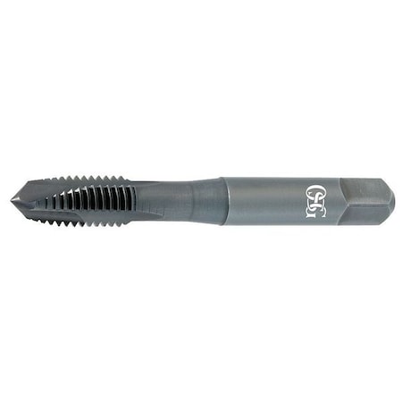 Spiral Point Tap, 7/8"-9, Plug, UNC, 4 Flutes, Oxide