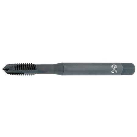 Spiral Point Tap, M12-1.5, Plug, Metric Fine, 3 Flutes, Oxide