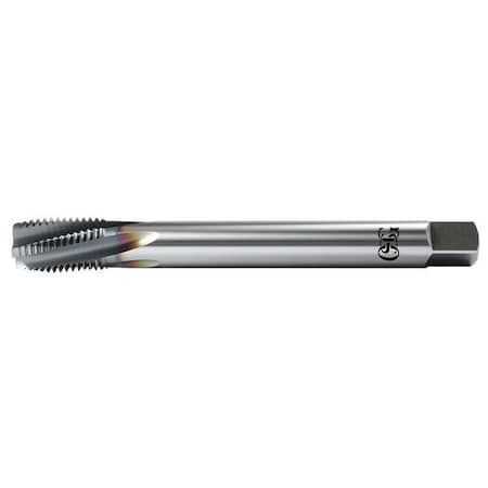 Spiral Flute Tap, M24-3.00, Plug, Metric Coarse, 4 Flutes, TiCN