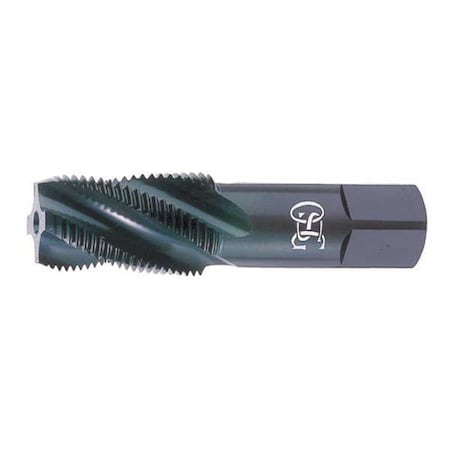 Pipe Tap, 3/4"-14, Taper, 4 Flutes, NPTF