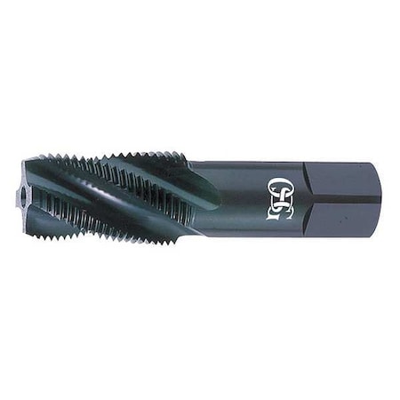 Pipe Tap, 3/8"-18, Taper, 4 Flutes, NPTF