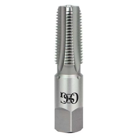 Pipe Tap, 1/4"-18, Taper, 4 Flutes, NPT