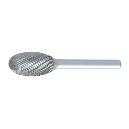 Carbide Bur,16mm Cut Dia.,RH Cut