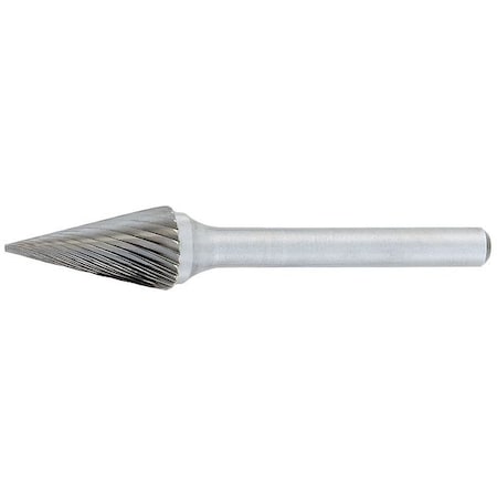 Cone Bur,Pointed End,6.00mm,Carbide