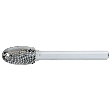 Carbide Bur,16mm Cut Dia.,RH Cut
