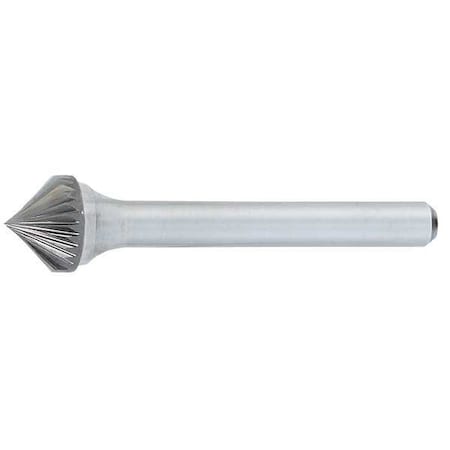 Carbide Bur,16mm Cut Dia.,RH Cut