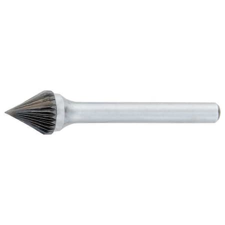 Carbide Bur,6mm Cut Dia.,RH Cut