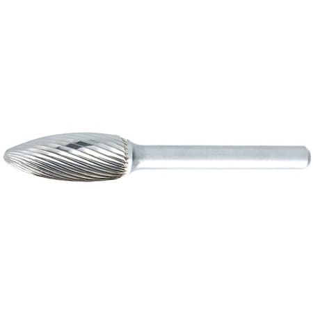 Carbide Bur,12mm Cut Dia.,RH Cut