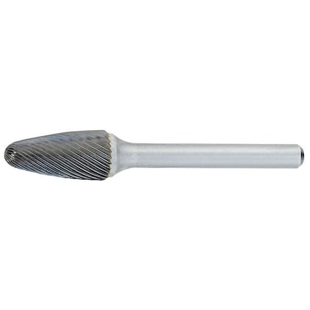 Carbide Bur,12mm Cut Dia.,RH Cut