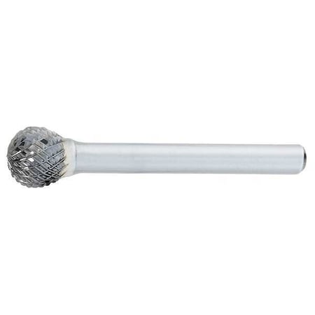 Carbide Bur,12mm Cut Dia.,RH Cut