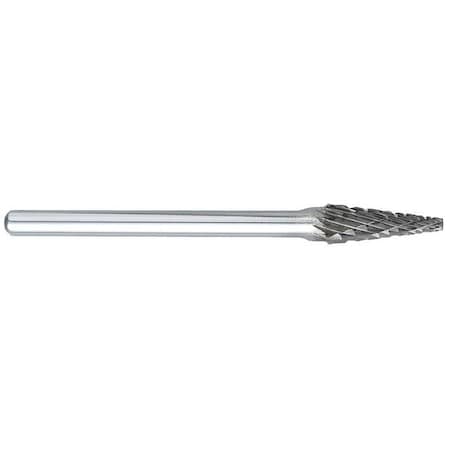 Carbide Bur,5mm Cut Dia.,RH Cut