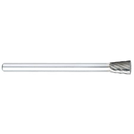 Carbide Bur,5mm Cut Dia.,RH Cut