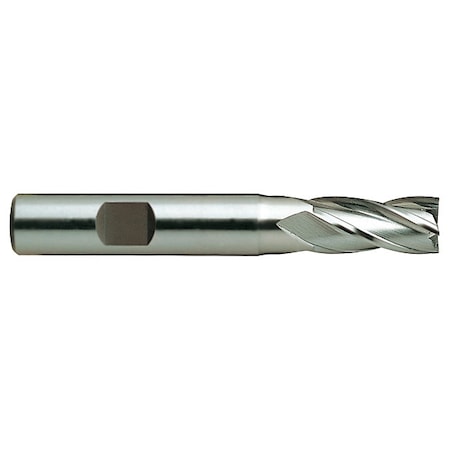 Square End Mill, 0.5 in, HSS
