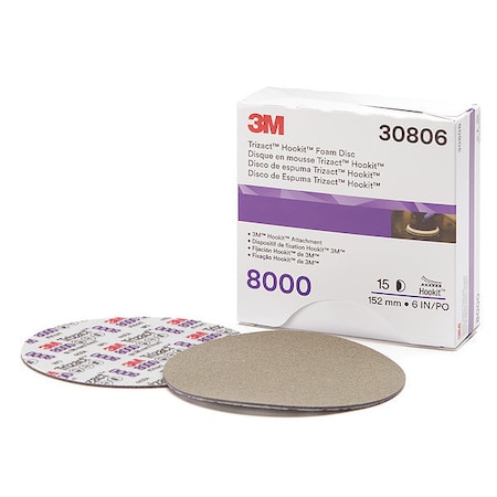 Polishing Pad,Foam,6" Size,PK15