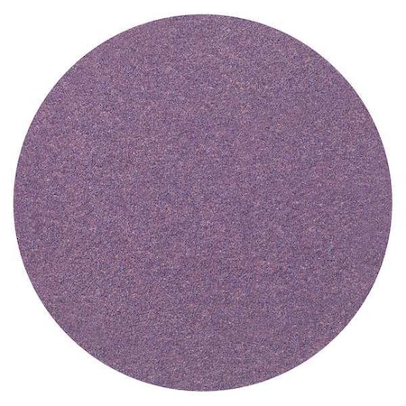 Hook-and-Loop Sanding Disc, 5 in Dia, No Hole, Ceramic, 120 Grit, Coated Type, 732U