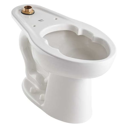 Toilet Bowl, 1.1/1.6 gpf, Flush Valve, Floor Mount, Elongated, White