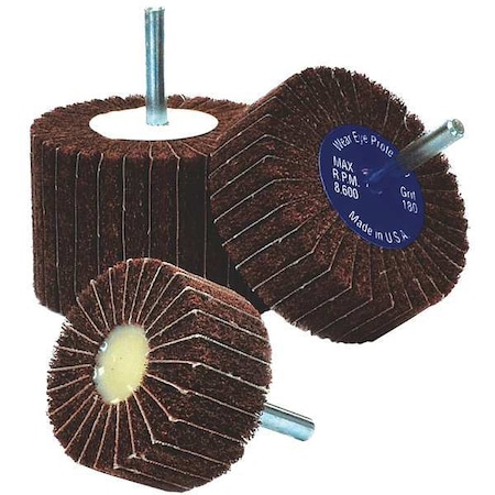 Flap Wheel,Interleaf,AO,2 in.,80 Grit