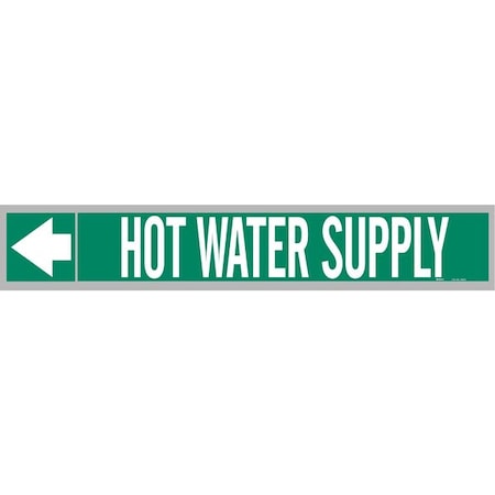Pipe Marker,Hot Water,65/Roll Markers