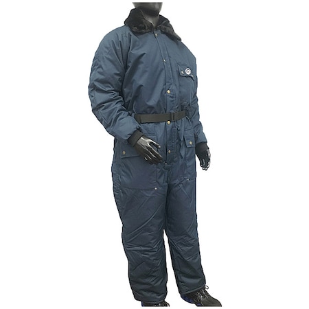22013 Coverall, Nylon, 840 den Fabric Weight, 30 1/2 in Inseam, Navy, L