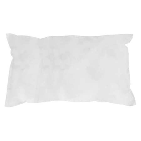 Sorbent Pillow, 36 gal, 8 1/2 in x 17 in, Oil, White, 20 PK