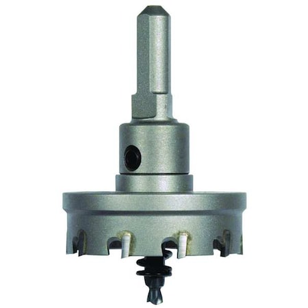 Carbide Hole Cutter,1-1/2in Hole,3/16inD