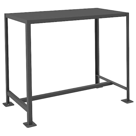Fixed Work Table,Steel,48" W,24" D